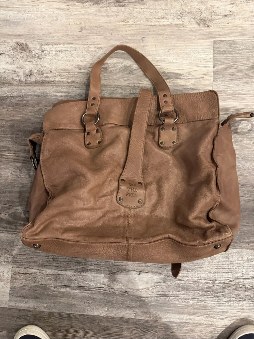 Free People spacious leather